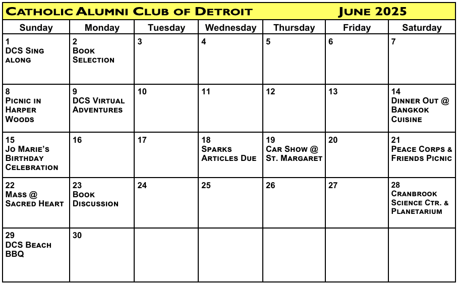 June 2025 calendar image
